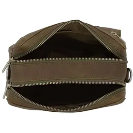 Cowboysbag Franklin Umhängetasche Leder Beige/Green