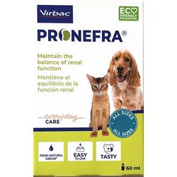 VIRBAC Pronefra 60ml zur Unterstützung der Nieren von Hunden und Katzen