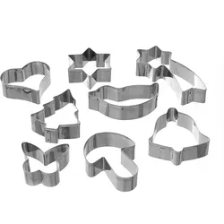 Schneider - Weihnachtsausstecher 8-teilig Edelstahl, glatt, verschiedene Motive