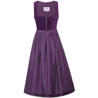 Dirndl Nußdorf 70cm Länge brombeer lila - 38