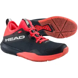 Padelschuhe World Padel Tour HEAD Motion Pro Padel Men WPT BBFC BLAU|fluoreszierendes Flammenorange|dunkelblau 44