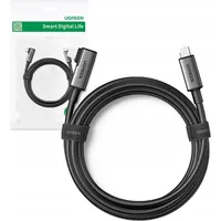UGREEN Right Angle USB-C to USB-C Link Cable 5m Black