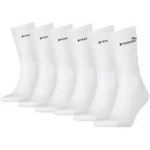 Puma ELEMENTS Sportcrew Socken 6-Paar Weiß 43-46