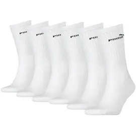 Puma ELEMENTS Sportcrew Socken 6-Paar Weiß 43-46