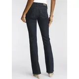 Arizona Bootcut-Jeans »Shaping«, bootcut, Kontrastnähte, Used-Look-Waschung, niedrige Leibhöhe Gr. 42 N-Gr, rinsed, , 189062-42 N-Gr