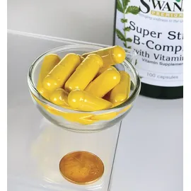 Swanson Super Stress B-Komplex mit Vitamin C Kapseln 100 St.