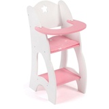 Bayer Chic 2000 CHIC2000 Puppenhochstuhl für Puppen bis 46 cm, Puppenmöbel, Puppenzubehör, Stars pink