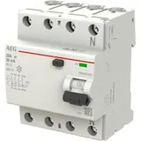 AEG FN425/AI30 4P Typ AI 25A, 30mA, 4 Teilungseinheiten 2CSF704456R1250