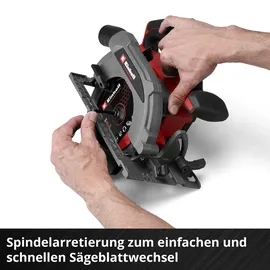 Einhell Akku-Handkreissäge TP-CS 18/165 Li BL - Solo, 18 V, rot/schwarz