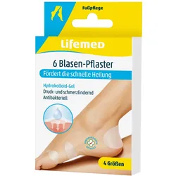 Blasenpflaster 4 Verschiedene Größen 6 St