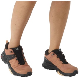 Salomon X Ultra 4 Gore-Tex Damen Mocha Mousse / Black / Almond Cream 41 1/3