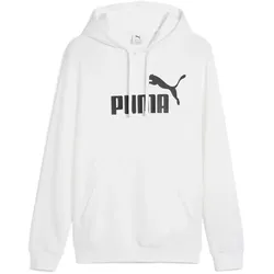 PUMA Herren Hoodie - ESS No. 1 Logo Hoodie, Logo, einfarbig Weiß 3XL