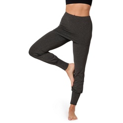 Bellivalini Leggings Damen Yogahose mit Rock Lang Trainingshose BLV50-275 (1-tlg) ohne grau S
