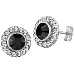 Elli Glamour Kristalle 925 Silber Ohrringe   Damen
