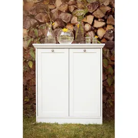 Möbel Kraft Laurito 80 x 90 x 35 cm weiß