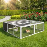 My Animal Freilaufgehege MH-06  XXL 70 x 70 x 80 cm Grau