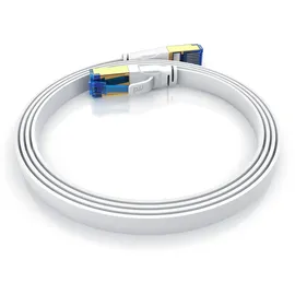 Primewire Flachbandpatchkabel CAT 8 Gigabit Ethernet Lan Kabel - 40 Gbit/s - S/ftp Pimf Schirmung - 1m
