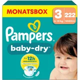 Pampers Baby-Dry 6 - 10 kg 222 St.