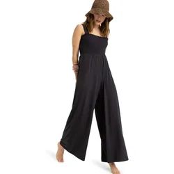 Jumpsuit ROXY "Just Passing By", Damen, Gr. XL, US-Größen, grau (phantom), 63% Polyester, 33% Viskose, 4% Elasthan, Overalls