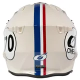 O'Neal | Motorradhelm | Enduro Adventure Street | ABS-Schale, integrierte Sonnenblende | Volt Helmet Herbie V.24 | Erwachsene | Weiß Rot Blau| S