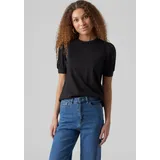 Vero Moda Vmkerry 2/4 O-NECK TOP VMA Noos Shirt, schwarz, XS EU