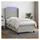 vidaXL Boxspringbett 100 x 200 cm Hellgrau