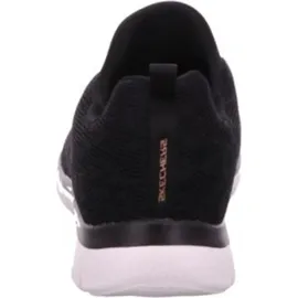 SKECHERS Summits - Leopard Spot black mesh rose gold trim 41