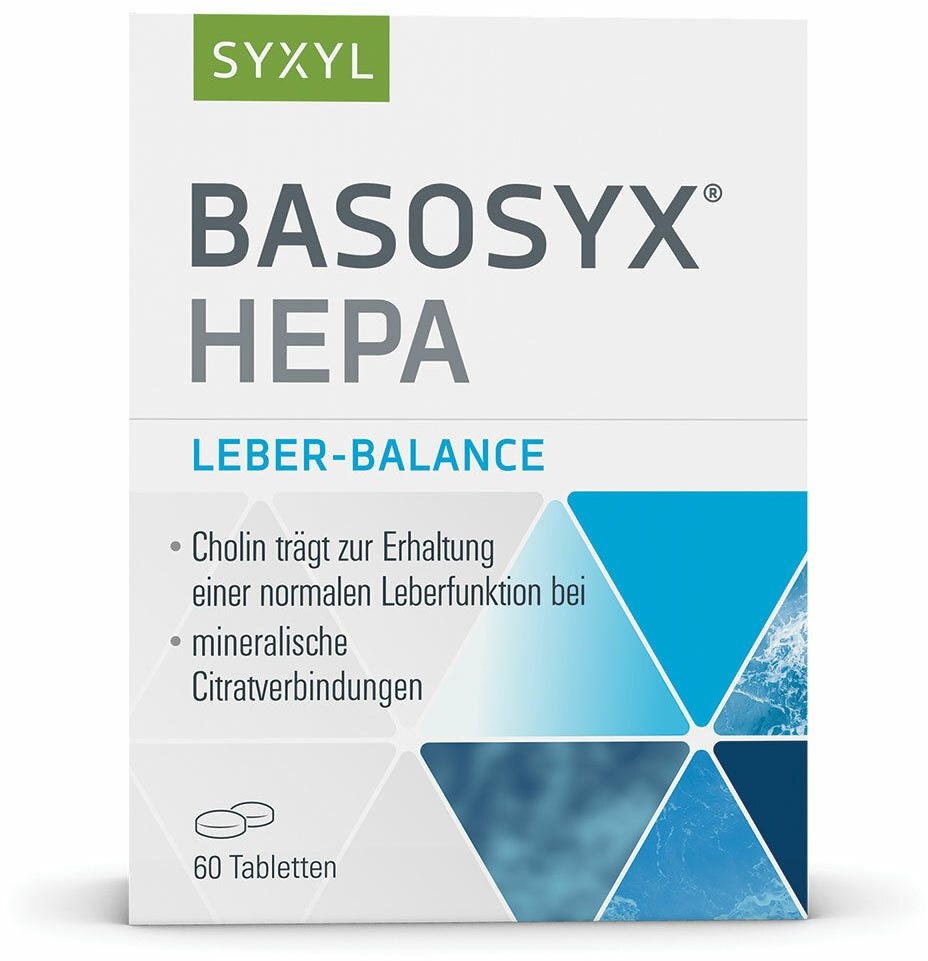 Syxyl Basosyx® Hepa mit Cholin, unterstützt die Leberfunktion zu erhalten