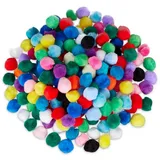 Relaxdays Pompons bunt 200er Set Ø 2 cm