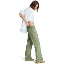 Roxy Oceanside Ausgestellte Hose Grün M