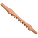 SKISUNO Akupunktmassagegerät Holz 8 Perlen Massagestab Für Fuß Hand Rücken Massagegerät Körperkontur Der Durchblutung Tragbar