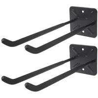 Maclean Brackets Wandhalterung Stahl schwarz 2-tlg.