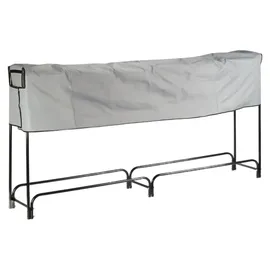 Relaxdays Kaminholzregal 245 x 40 x 122 cm schwarz
