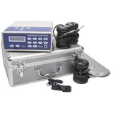 CHI-ENTERPRISE Ion Cleanser Classic - Das Komplettset für Ihr Home-Spa: Elektrolyse Fußbad im Alu-Koffer mit Infrarot Hüftgurt