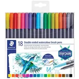 Staedtler Fasermaler marsgraphic duo 18 Farben