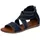 Mustang Riemchensandalen Damen Blau 38