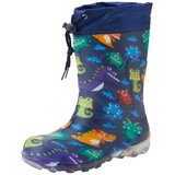 Beck Jungen Blinking Monsters Schneestiefel, Blau, 24 EU