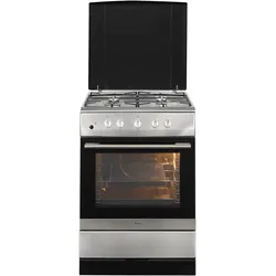 AMICA Gas-Standherd "SHGG 11668 E", A (A+++-D), silber (edelstahlfarben), Herdsets, Topseller