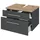 Held Waschbeckenunterschrank Davos 60 x 41 x 47 cm Grau