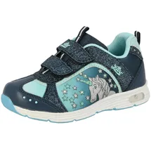 LICO Unicorn V Blinky Gummistiefel Blau/Türkis 32