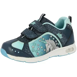 LICO Unicorn V Blinky Gummistiefel Blau/Türkis 32