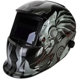 LESOLEIL Schweißhelm Automatik, SchweisshelmeAutomatischer Verdunkelung Schweißschirm mit 2 Ersatzlinse, Breiter Schatten DIN 9-13 für MIG MAG TIG