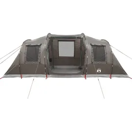 vidaXL Tunnelzelt 6 Personen Braun