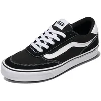 Vans Herren Brooklyn Ls Sneaker, Suede/Canvas Black/White, 42 EU