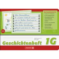 Brunnen Geschichtenheft A5 quer Lineatur 1G 16 Blatt