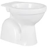 Belvit Dusch WC mit Bidet Funktion – Standtoilette mit Taharet, senkrechtem Bodenabgang, Hygienedusche, Sanitärkeramik ohne WC-Sitz