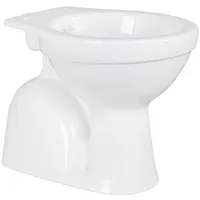Belvit Dusch WC mit Bidet Funktion – Standtoilette mit Taharet, senkrechtem Bodenabgang, Hygienedusche, Sanitärkeramik ohne WC-Sitz