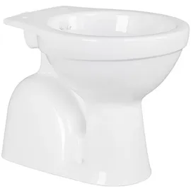 Belvit Dusch WC mit Bidet Funktion – Standtoilette mit Taharet, senkrechtem Bodenabgang, Hygienedusche, Sanitärkeramik ohne WC-Sitz
