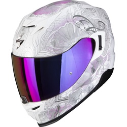 Scorpion EXO-520 Evo Air Melrose Damen Helm, weiss-pink, Größe XS