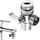 homejoy Wasserhahn-umschaltventil, Umschaltventil, Messing, Chrom, Duschadapterventil, Wasserhahn-ersatzteile für Toilette, Badezimmer, Küche